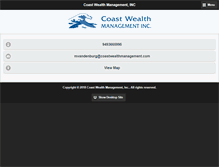 Tablet Screenshot of coastwealthmanagement.com